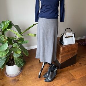 Joseph size M (approx. size 4) grey midi skirt